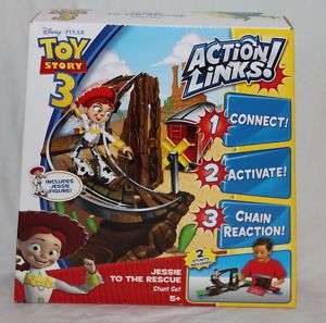 TOY STORY 3 JESSIE TO THE RESCUE ACTION LINKS STUNT SET  