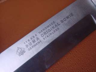 Vintage Puma Bowie Knife . Mint Condition   
