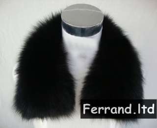Real Genuine Fox Fur Collar/Scarf/Shawl/Wrap 16 Colors 21,7 inch 