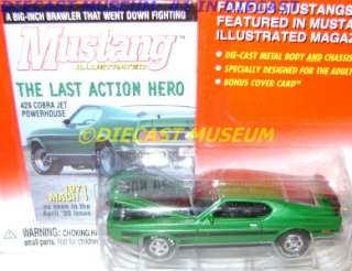 1971 71 FORD MUSTANG MACH 1 ILLUSTRATED DIECAST RARE  
