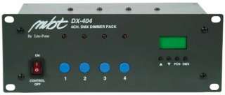 MBT DX 404 Lite Puter DMX Controllable 4 Channel Lighting Dimmer 