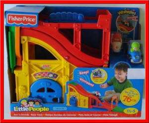 Fisher Price Little People Rev n Sounds Race Track MIB  