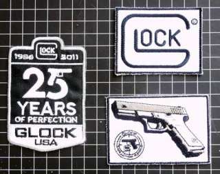 GLOCK FIREARMS Collection of EMBROIDERED PATCHES   NEW  