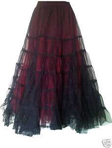 Long Gothic Prom Night Wear Diff Colors Sexy Skirt 1769  