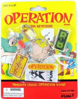 OPERATION CHARMS KEYCHAIN Keyring Basic Fun Mini NEW  