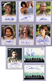 LOST RELIC SERIES MASTER SET (RELICS AND AUTOGRAPHS)  