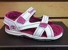 Timberland Girl 43966Mad River 2 Strap Pink/White Sandals Junior Size 