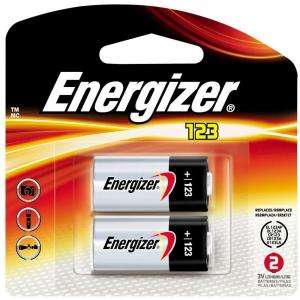 Energizer 123 Lithium 3 Volt Battery (2 Pack) EL123APB2 at The Home 