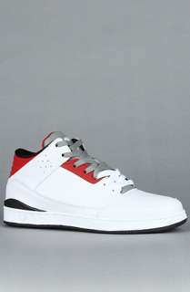 Diamond Supply Co. The Marquise Sneaker in White and Red Leather 
