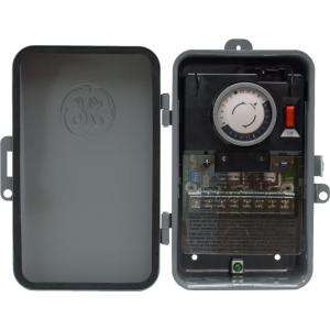 GE 24 Hour Outdoor Mechanical Box Timer, On/Off, DPDT 15135 at The 