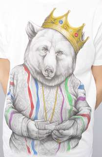 Rook The Biggie Bear Tee in White  Karmaloop   Global Concrete 