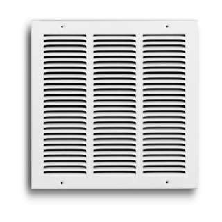 TruAire 20 In. X 20 In. White Return Air Grille H170 20X20 at The Home 