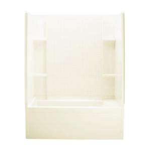 Sterling Plumbing Accord 60 in. x 32 in. x 74 in. Vikrell Bath and 