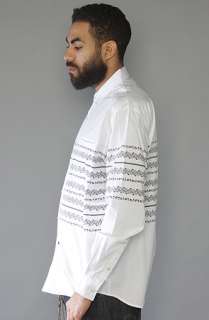 Crooks and Castles The Bandito Paisley Stripe Buttondown Shirt in 