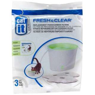 Set 3 Fresh & Clear Foam FILTERS Small CatIt Fountain ~55601  