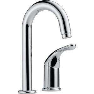 Delta Waterfall Single Handle Bar Faucet in Chrome 1903 DST at The 