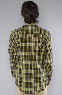 LRG The Stick To Your Guns Buttondown Shirt in Yellow  Karmaloop 