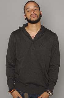 Nixon The Nooner Hoody in Black Heather  Karmaloop   Global 