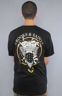 Crooks and Castles The Crooks x Saints Row Tee in BlackLimited Edition 