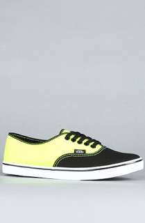 Vans Footwear The Authentic Lo Pro Sneaker in Neon Yellow  Karmaloop 