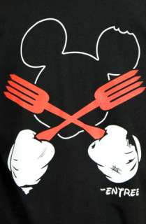 Entree TheCross Forks Mickey Crewneck in Black  Karmaloop 