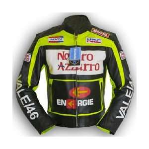 Motorrad Jacke Motorradjacke Leder Valentino Rossi 46  Auto