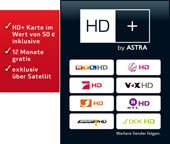 Smart Zappix HDTV Satelliten Receiver mit HD+ Schnittstelle inkl 