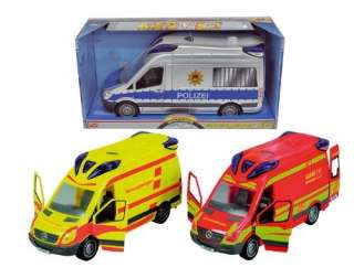    Emergency Van, Rettungswagen mit Friktion, Licht, Sound, 34 cm
