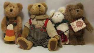   Bears Plush 16 Bear Lot J.B. Bean & T.J.s Best Dressed + Minky  