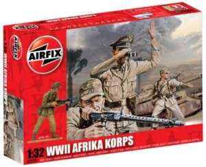 32 Airfix WWII Afrika Korps 14 Figuren A02708 OVP  