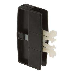   Door Latch and Pull, with Security Lock, Black A 170 