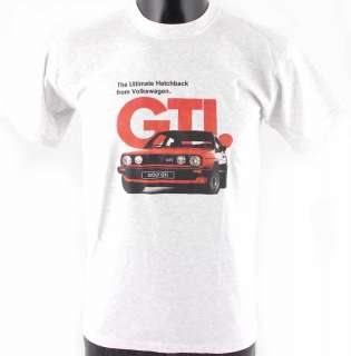VOLKSWAGEN VW Golf GTi Mk2 Car Grey Cotton T Shirt  