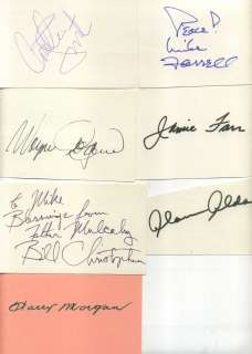 TV show collection 54 items autographs of 7 and clippings from 