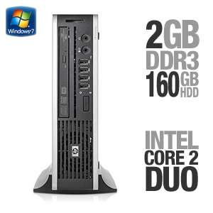 HP Compaq 8000 NV555UT Elite Ultra slim Desktop PC   Intel Core 2 Duo 