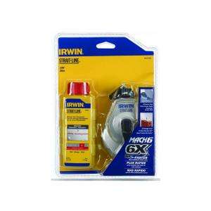 Irwin Mach 6 100 Ft. Chalk and Reel Combo 2031316DS  