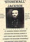 Civil War   Thomas Stonewall Jackson * GREAT AMERICANS  