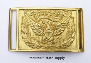 Reproduction U.S. Civil War Reenactors Hardee Eagle Solid Cast Brass 