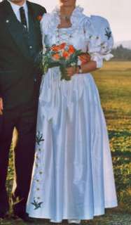 Brautkleid Gr 38 Dirndl Hochzeitskleid in Bayern   Murnau am 
