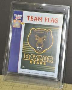 Baylor Bears flag 27x37 in plastic box  