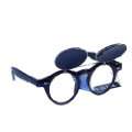 Abgefahrene Brille Nickelbrille * Flip up Sonnenbrille * 60er 70er 