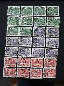 Sweden 1935 5, 10, 15 Ore FU VFU Stamps SG 182,183, 184  