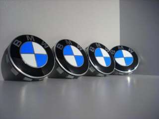 BMW Nabenabdeckung Emblem Chromrand 4 Stück 68mm #1  