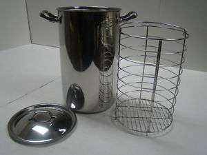 Stainless steel asparagus pot, 18/10 Italy BEAUTIFUL  