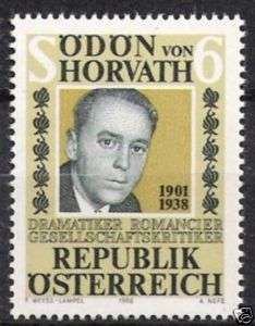 Österreich Nr.1926 ** Ödön v.Horvath 1988, postfrisch  