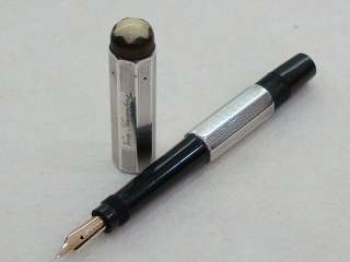 Montblanc Vintage Sterling Silver Safety FP No.4 F RARE  