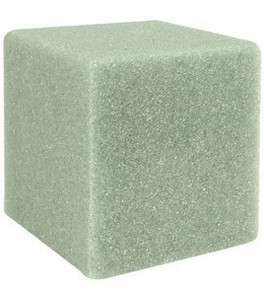 Floracraft Styrofoam Block 5 x 5 x 5 1/Pkg Green  