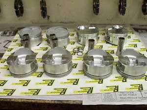 JE FORGED INVERTED DOME PISTONS SB CHEVY SB2  