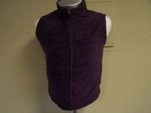 Plum Womens Straight Down Fleece Jacket NWT (Purple)  