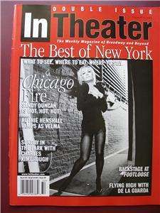 In Theater Magazine SANDY DUNCAN Roxie Hart in Chicago  