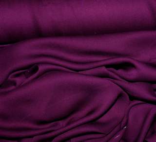 DOUBLE GEORGETTE FABRIC PLUM SEMI SHEER 60 BY THE YARD  